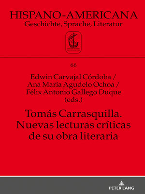 cover image of Tomás Carrasquilla. Nuevas lecturas críticas de su obra literaria